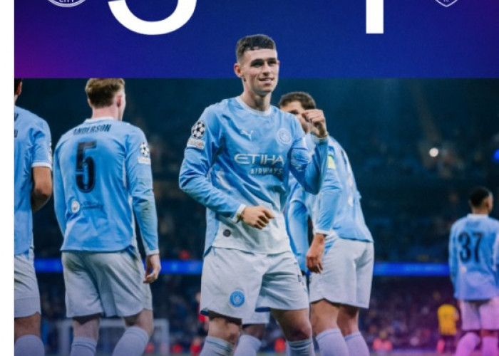 Manchester City Bantai AEK Athena 5-1 di Etihad Stadium, Phil Foden Cetak Hattrick
