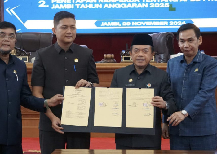 DPRD Jambi Tetapkan APBD Jambi 2025 Sebesar Rp 4,575 T