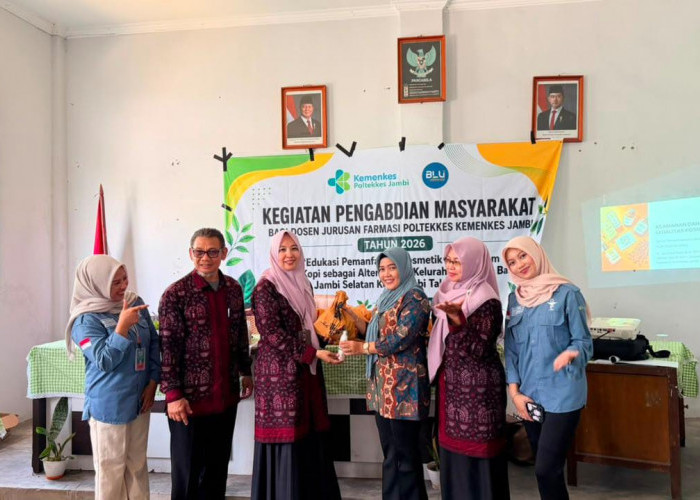 Pengabdian Masyarakat, Dosen Poltekkes Kemenkes Jambi Edukasi Pemanfaatan Kosmetik Bahan Alami Kulit Kopi