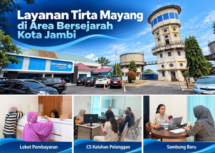 Kantor Pelayanan Benteng, Layani Kebutuhan Air Minum Sekaligus Hadirkan Nilai Sejarah Kota Jambi