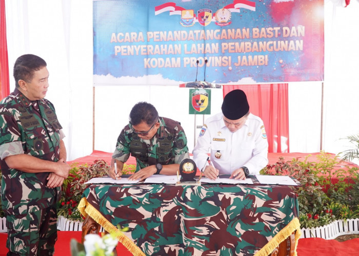 Pangdam XX/TIB Tinjau Lokasi Pembangunan Kodam Baru Di Jambi