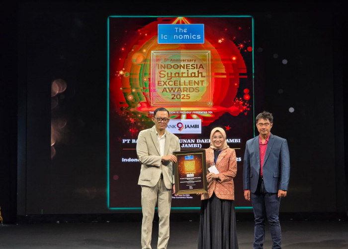 Bank Jambi Raih Penghargaan Indonesia 20 Syariah Excellent Awards 2025 