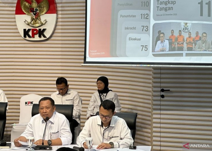 Selama 2025, KPK Lakukan 11 OTT dan Tetapkan 118 Tersangka
