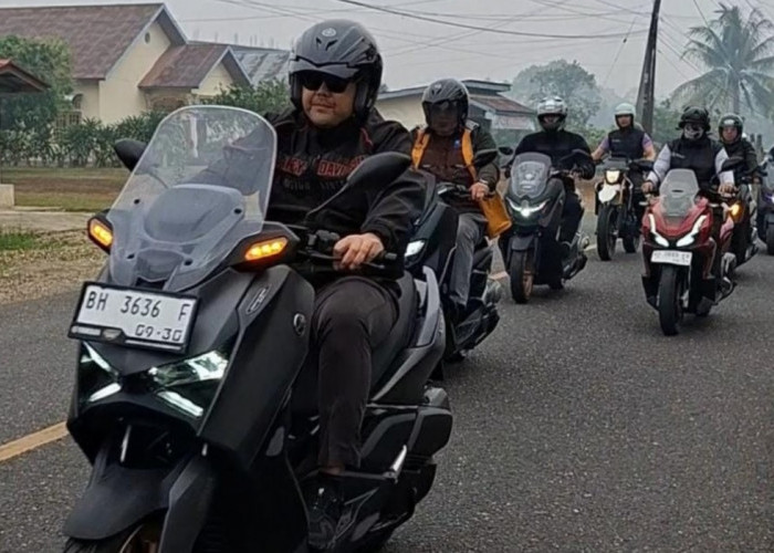 Bupati M. Syukur Pimpin Touring Motor Bersama Kepala OPD Tinjau Gua Tiangko