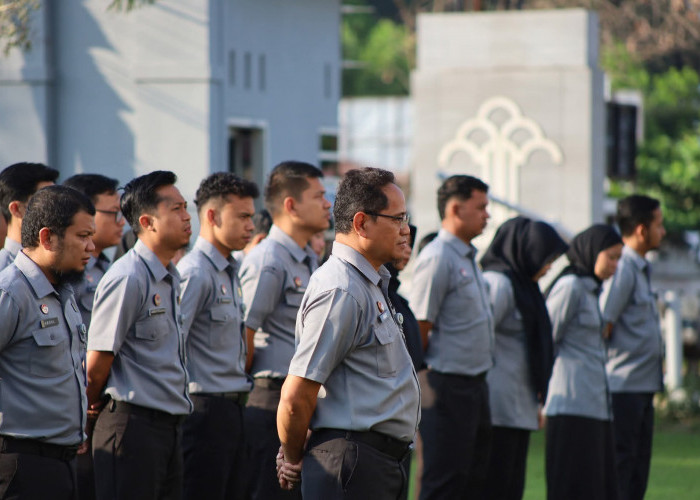 Apel Pagi Pegawai Kanwil Kemenkum Jambi, Kadiv Yankum Tegaskan Profesionalisme dan Integritas