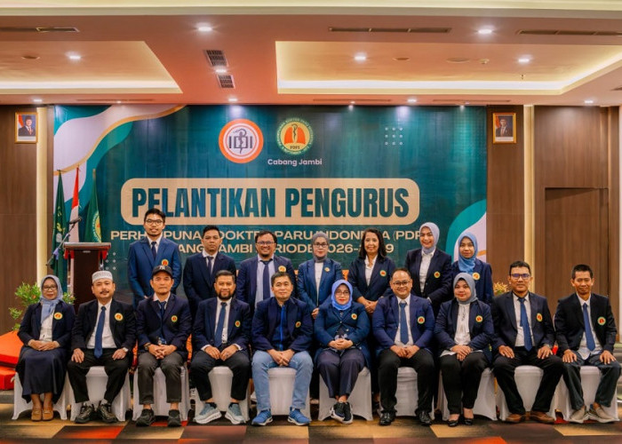 Resmi Dilantik, Pengurus PDPI Jambi Periode 2026–2029 Fokus Tingkatkan Mutu Layanan Paru