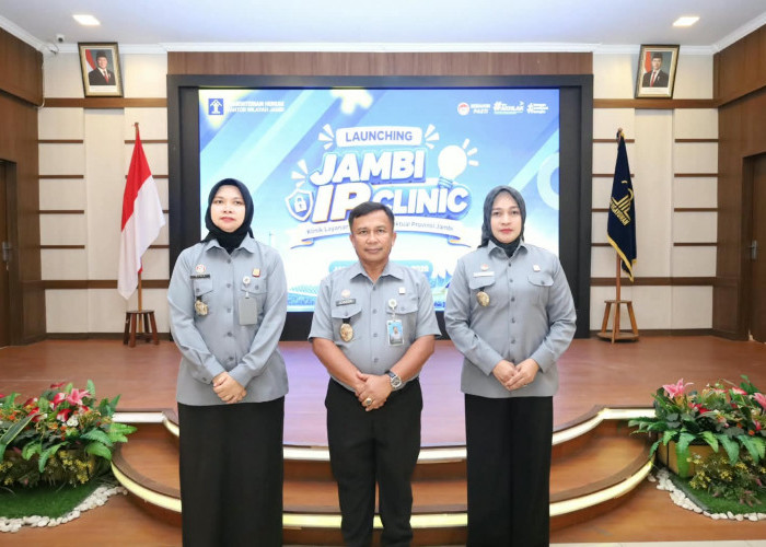 Launching Jambi IP Clinic, Kanwil Kemenkum Jambi Dekatkan Layanan KI kepada Masyarakat