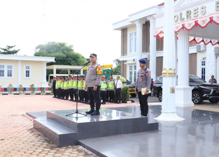 Wakapolda Jambi Cek Kesiapan Personel Pengamanan TPS Pilkada Serentak Tahun 2024