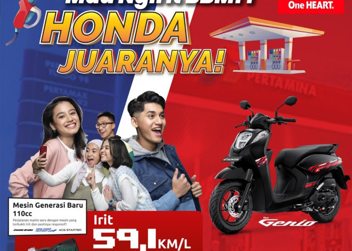 Harga BBM Naik? Motor Honda Solusinya 