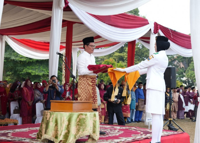HUT ke-81 RI di UNJA, Paskibraka dan Parade Semarakkan Upacara Kemerdekaan