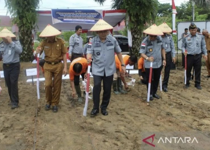 Meningkatkan Kemandirian,  Lapas Bangkinang Riau Sulap Lahan Kosong Jadi Ladang Warga Binaan