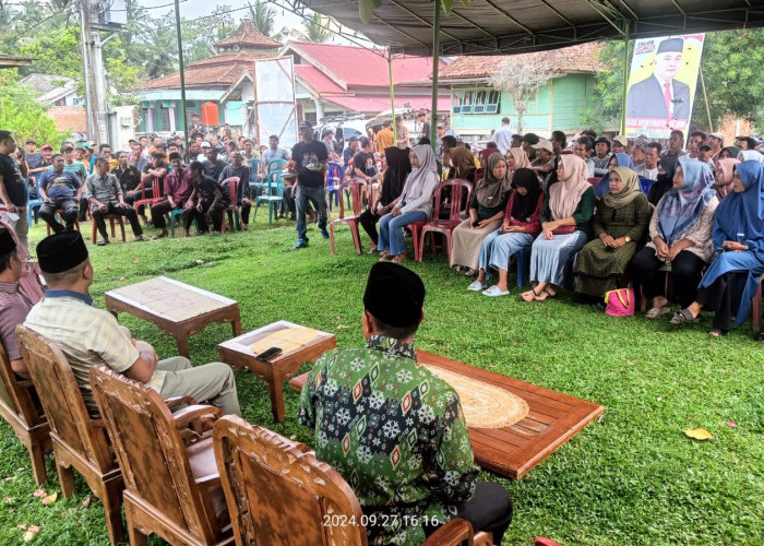 Dukungan Untuk Agus-Nazar Menggema di Betung Bedarah