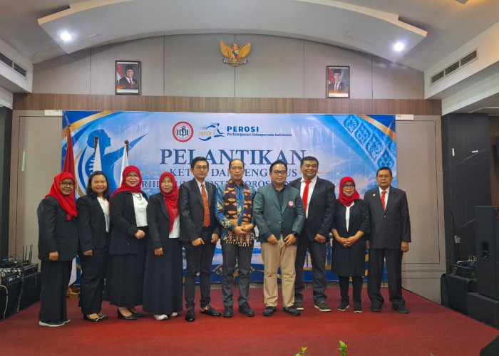 PEROSI Cabang Jambi Resmi Dilantik, Dr. Budi Justitia Fokus Perkuat Pencegahan Osteoporosis