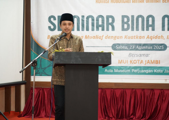 Wawako Diza Buka Seminar Bina Mualaf, Tegaskan Komitmen Pemkot Dukung Pembinaan Umat