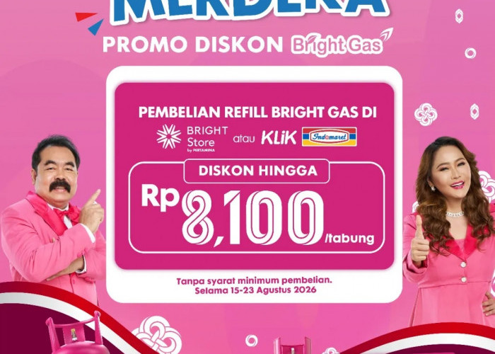 Bright Gas Beri Diskon hingga Rp8.100 per Tabung Menyambut Semarak Kemerdekaan