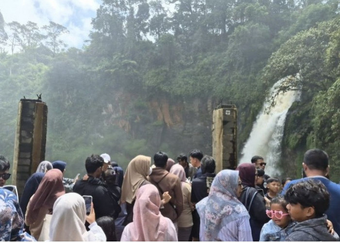 Parkir Gratis di Wisata Air Terjun Telun Berasap Kayu Aro, Tiket Masuk Sesuai Perda