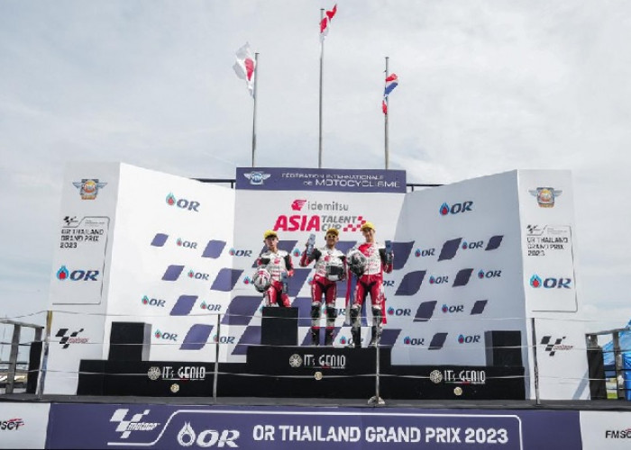 Pebalap Astra Honda Kembali Bikin Indonesia Raya Bergema di Kejuaraan Balap Asia   
