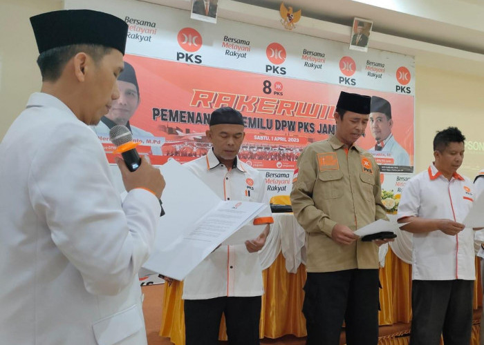 PKS Jambi Lantik Kordapil, Jadi Mesin Politik Pemenangan Pemilu 2024