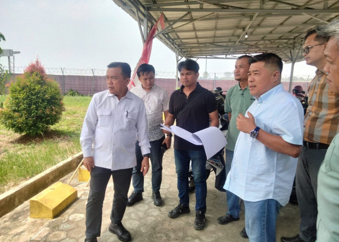 Gubernur Al Haris Tinjau Pembangunan VIP Room Bandara Muara Bungo 
