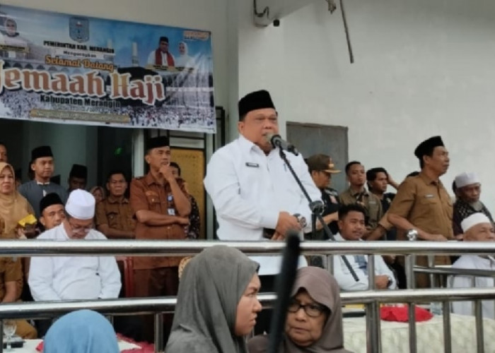 Pemkab Merangin Sambut Suka Cita Kepulangan Jamaah Haji Kloter 19