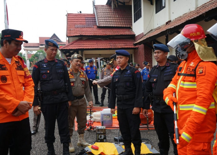 Wabup Merangin Nilwan Yahya Pimpin Apel Siaga Karhutla