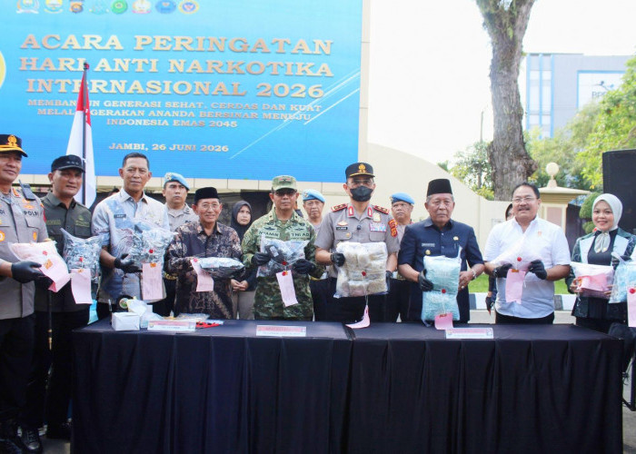Danrem 042/Garuda Putih Hadiri HANI 2026, Tegaskan Komitmen Perang Melawan Narkoba