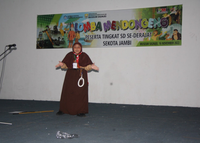 Museum Siginjei Laksanakan Lomba Mendongeng Tikat SD  