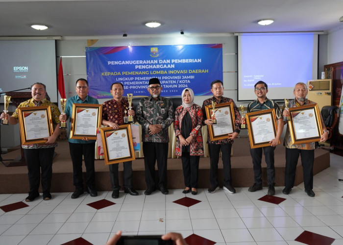 Sekda Sudirman Dorong Pemerintah Kabupaten/Kota Tingkatkan Inovasi Daerah, RSUD Mattaher Raih Juara 1