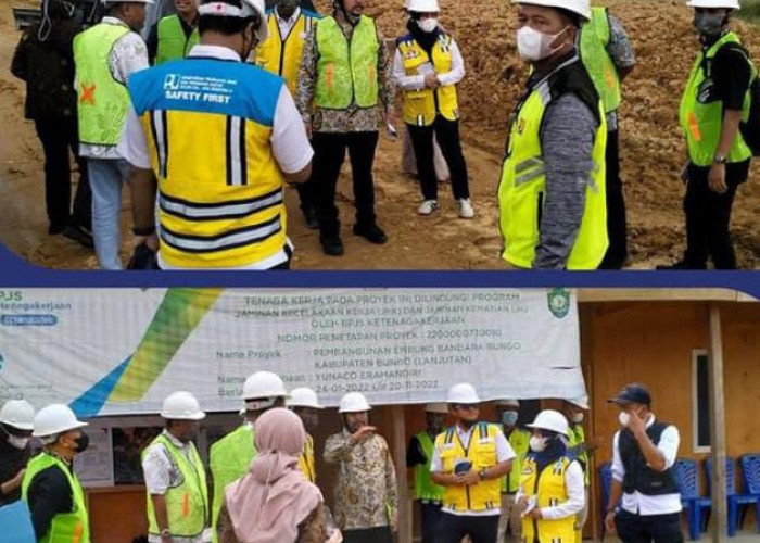 Monitoring Pekerjaan Embung Bandara Bungo (Lanjutan)