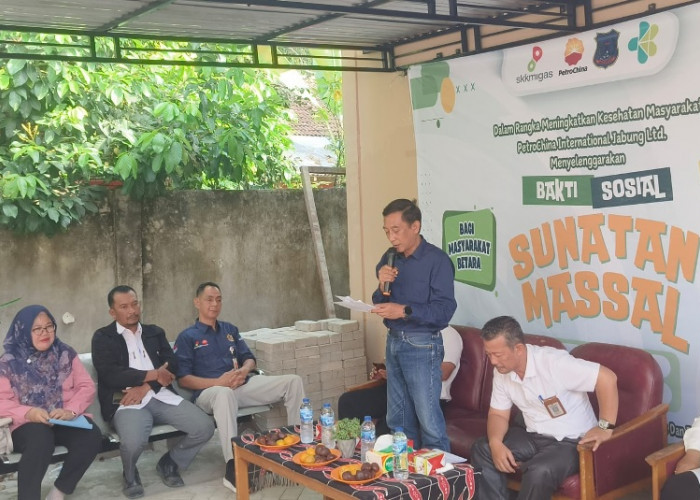 Senyum Ceria Anak Anak Betara, Ikuti Khitanan Massal Gratis SKK Migas PetroChina