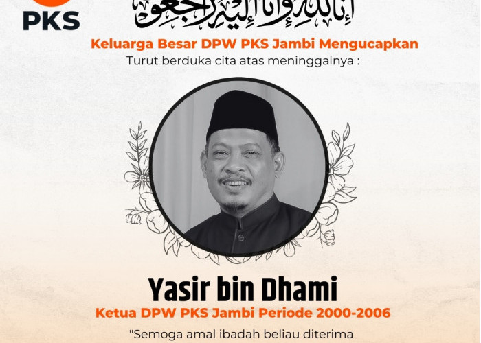 Berita Duka, Mantan Ketua DPW PKS Jambi M Yasir Tutup Usia