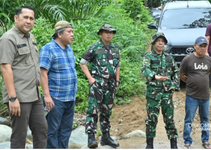 Tinjau Jalan Karya Bakti TNI, Bupati M Syukur Komit Benahi Potensi Wisata Merangin