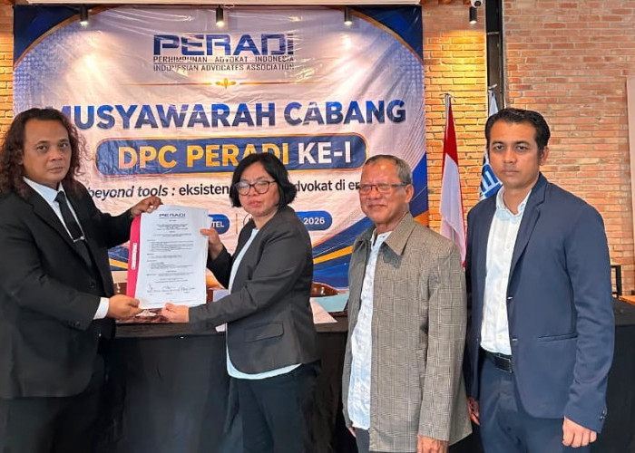 Lanjutkan Tongkat Estafet, Vernandus Hamonangan Kembali Pimpin DPC Peradi Jambi 2026-2030 
