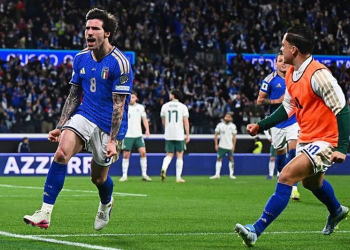 Italia Gebuk Irlandia Utara 2-0, Gol Dipersembahkan Sandro Tonali dan Moise Kean