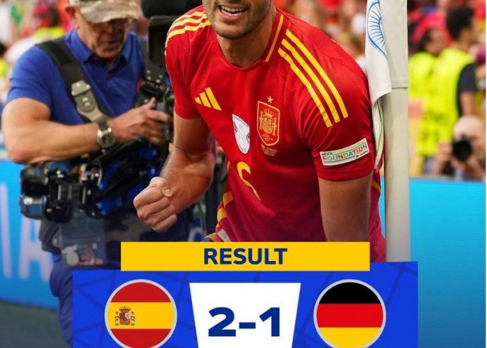  Akhiri Kutukan, Spanyol Melangkah Ke Semifinal Usai Kalahkan Jerman 2-1