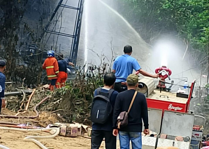 Kebakaran Sumur Minyak Ilegal di Tahura Padam, Pemilik Masih DPO 