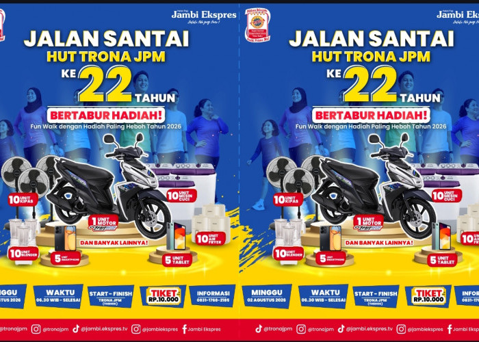 Modal Rp10 Ribu Bisa Bawa Pulang Motor di Jalan Santai HUT Trona JPM ke 22