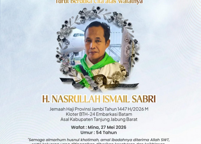 Jemaah Haji Asal Tanjabbar Wafat di Mina Akibat Gagal Jantung, PPIH Pastikan Almarhum Dibadalkan