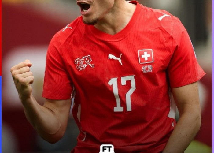 Gebuk Kanada 2-1, Swiss Puncaki Klasemen Grup B