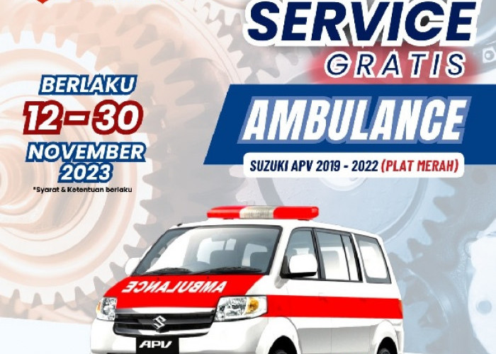 Suzuki Berikan Service Gratis Untuk Ambulans Plat Merah Seluruh Indonesia