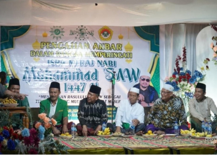 Wabup H A Khafid Bersama Ribuan Warga, Isra Mi’raj di Tambang Emas