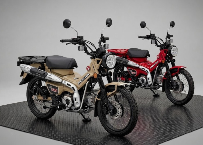 Honda CT125 Makin Ikonik dan Berkarakter Berkat Sentuhan Warna Baru Matte Fresco Brown