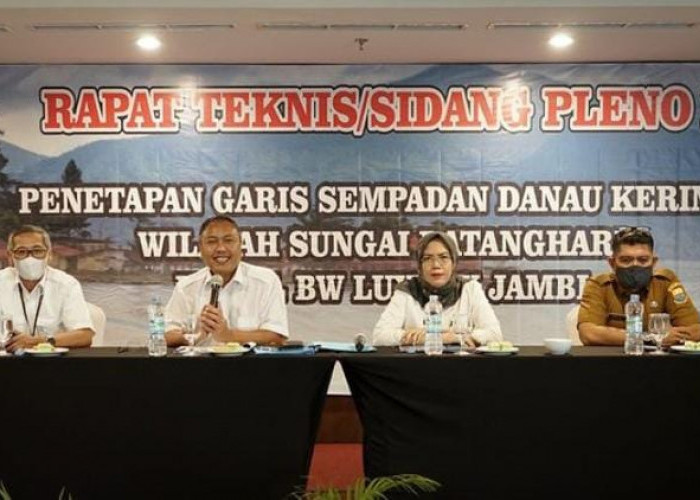 Rapat Teknis Penetapan Garis Sempadan Danau Kerinci