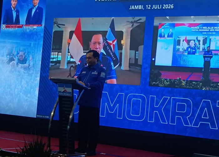 Buka Musda Demokrat Jambi, AHY Minta Kader Utamakan Persatuan 