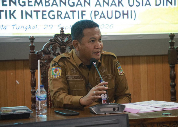 Sekda Tanjab Barat Pimpin Rakor Lintas Sektor untuk Perkuat Sinergi Pemenuhan Indikator PAUDHI