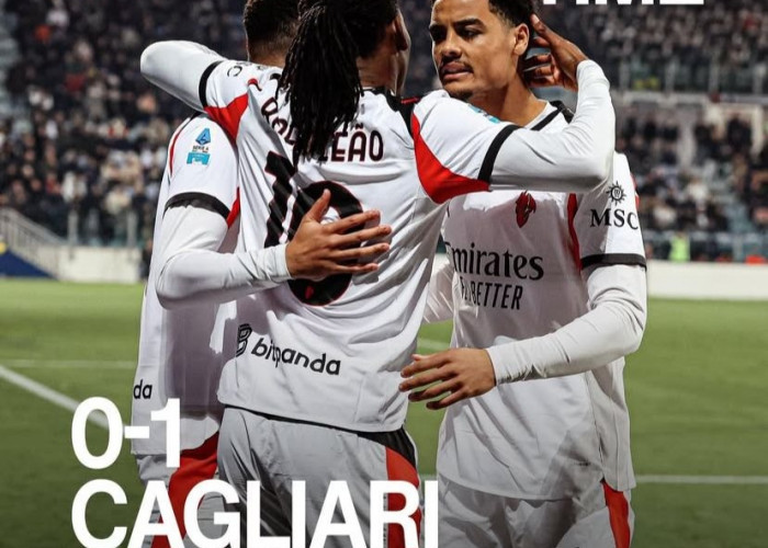 Sikat Cagliari 1-0, AC Milan Langsung Pimpin Klasemen Sementara