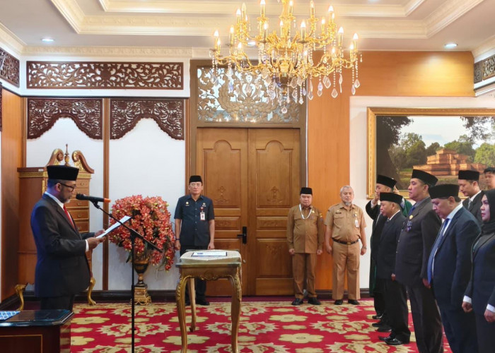 Sekda Sudirman Lantik 26 Pejabat Eselon III, IV, dan Fungsional Pemprov Jambi, Ini Nama-namanya