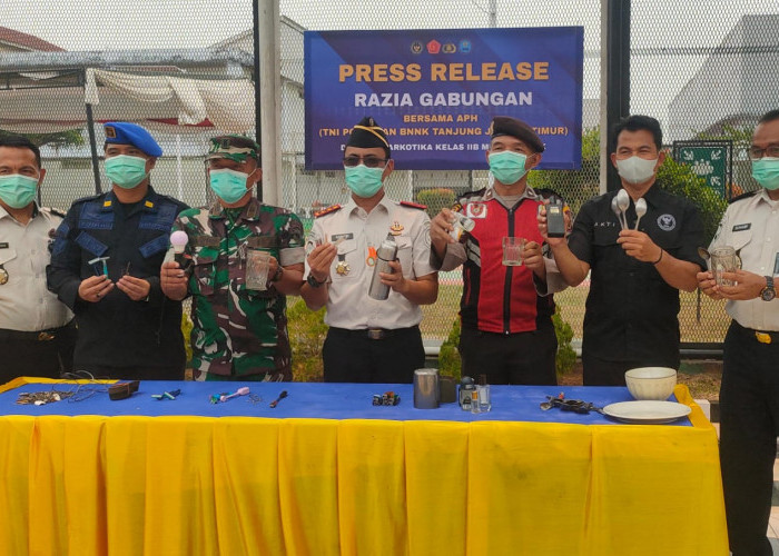 Dua Blok Lapas Muara Sabak Digeledah, Handphone Nihil, Tes Urine Warga Binaan Negatif