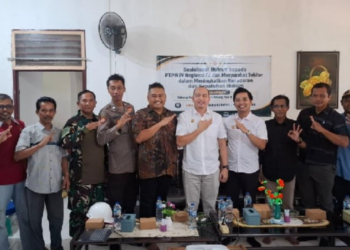 Gandeng Cabjari Batanghari, Kebun Durian Luncuk PTPN IV Gelar Sosialisasi Hukum bagi Warga Batin XXIV