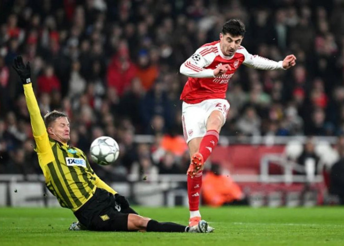 Kalahkan Kairat Almaty 3-2, Arsenal Sempurna di Fase Liga Champions